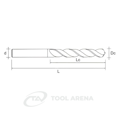 HS4100 BOX Набор свёрл из быстрорежущей стали TIN UP, BLACK HVA, BRIGHT Helion